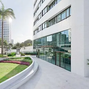 Apartamento Flat 1402 Com Vista Mar, Edf Club Porto Do Mar, Recife